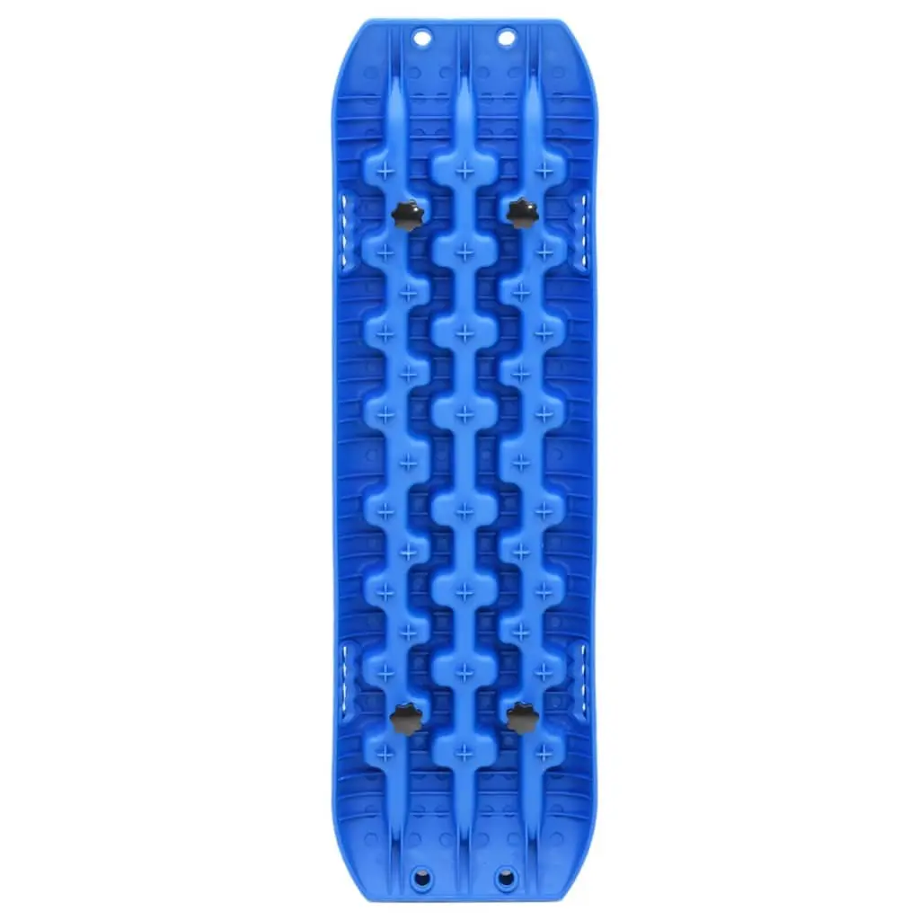 Traction Boards 2 pcs Blue 106x30.5x7 cm Vehicle Recovery Off-Road Emergency Kit