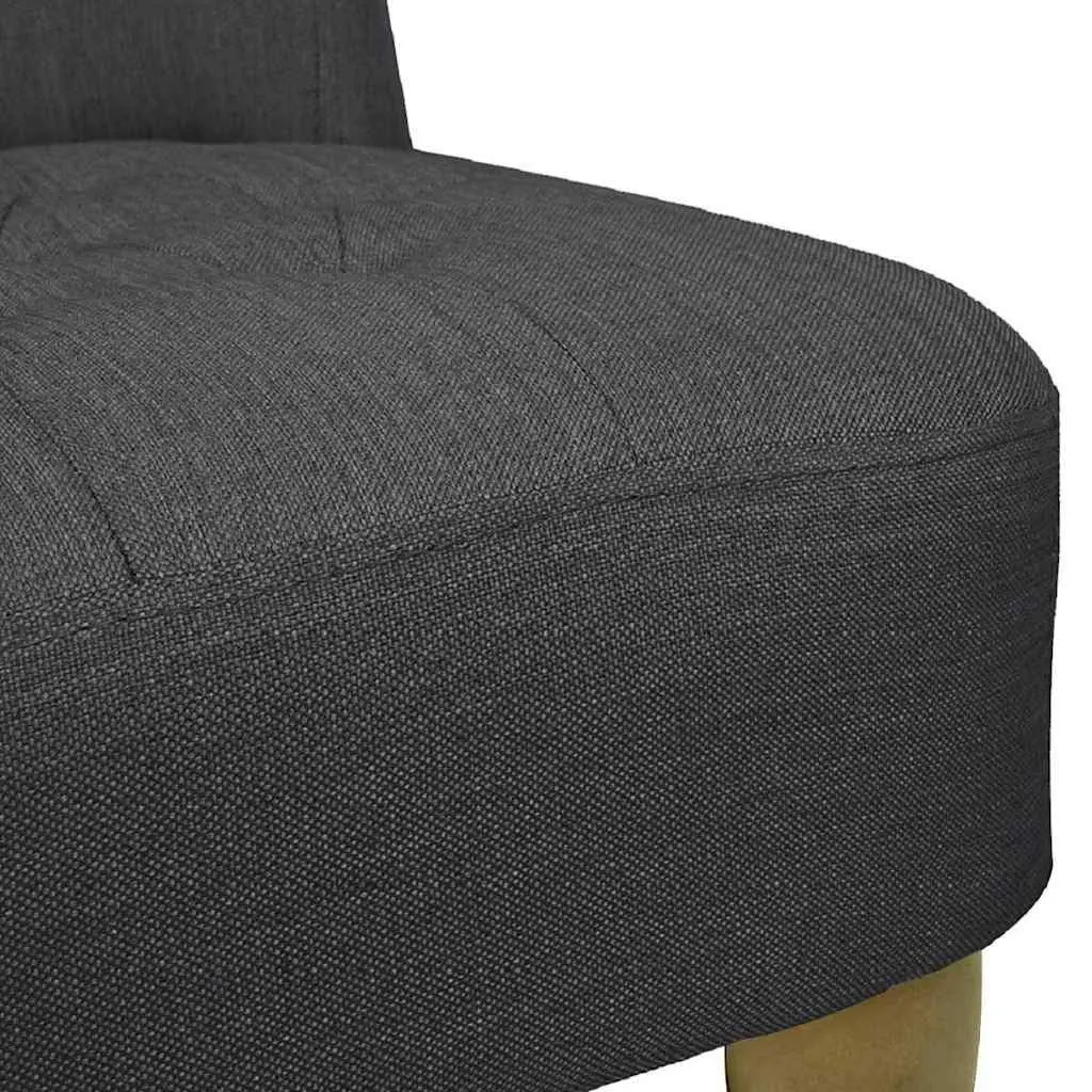 French Style Arm Chair Living Room Grey Fabric