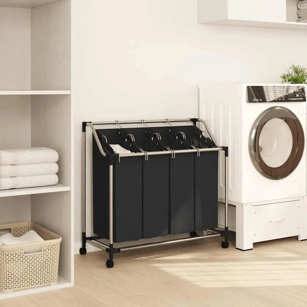 Laundry Sorter for Laundry Room Utility Room with 4 Bags