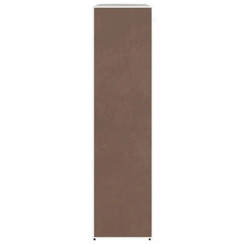 Portable Wardrobe Cabinet Storage Closet for Bedrooms and Kids Rooms Brown Fabric 45 x 150 x 176 cm