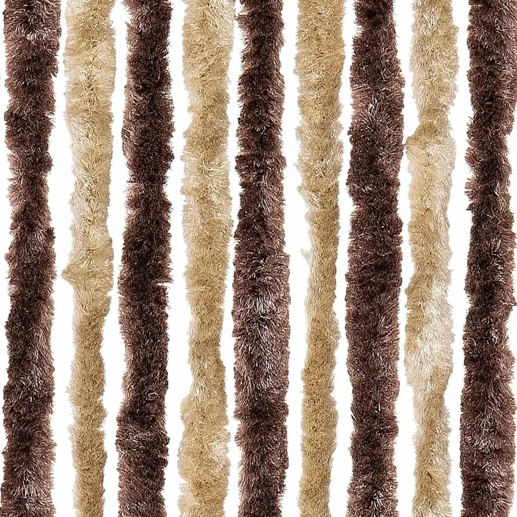 Insect Curtain Chenille 90x220 cm Beige Light Brown Fly Mosquito Door Screen