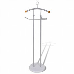 Metal Frame Coat and Shirt Organiser with MDF Base