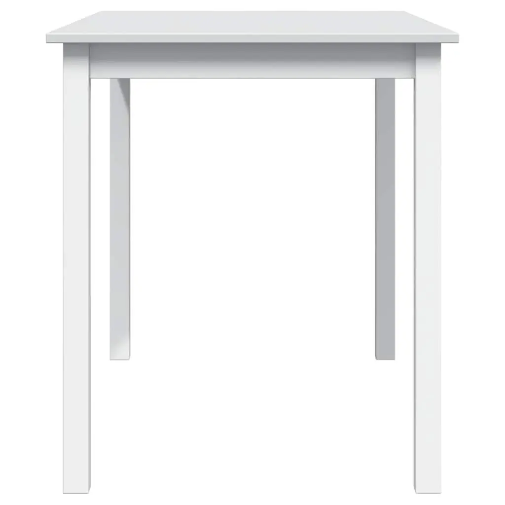 5 Piece Dining Set White Dining Table and 4 Chairs Kitchen Dining Room Furniture
