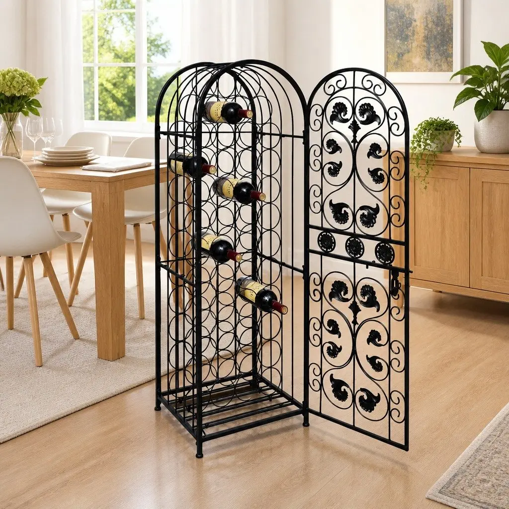 45 Bottle Floor Standing Wine Rack