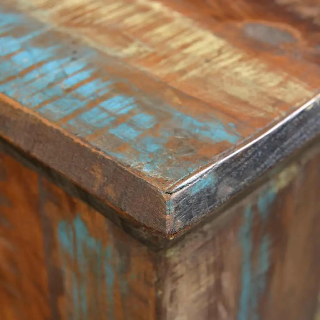 Wooden Stool for Home and Garden Antique Style Compact Seating