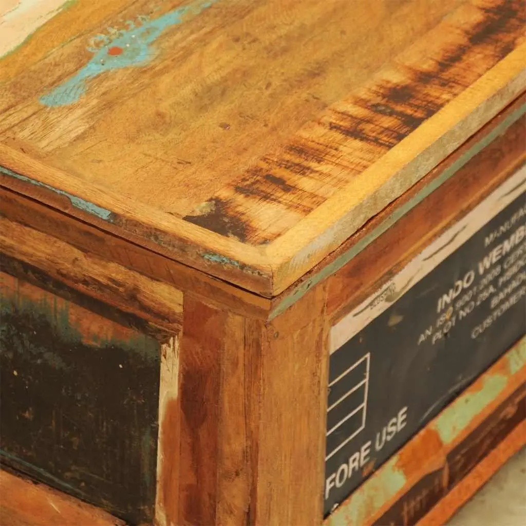 Brown Coffee Table with Large Storage Compartment