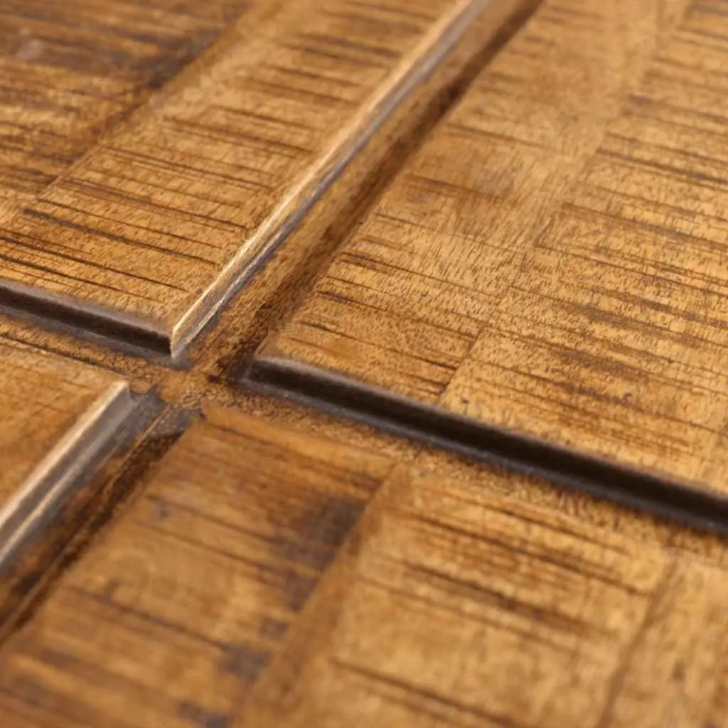 Brown Square Coffee Table Made from Solid Mango Wood