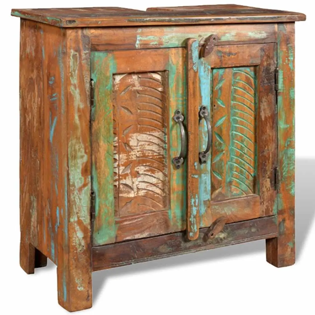 Bathroom Vanity Cabinet Set with Mirror Antique Style 60cm