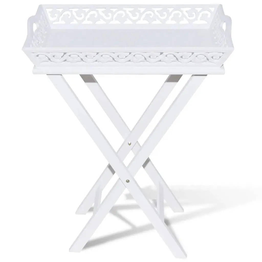 Side Table with Removable Tray