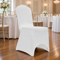 Chair Cover Stretch White - 50 Pieces for Event Use