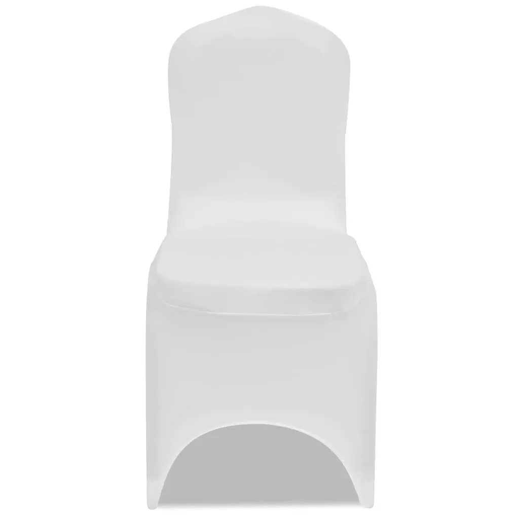 Chair Cover Stretch White for Events Weddings Banquets 50 Piece