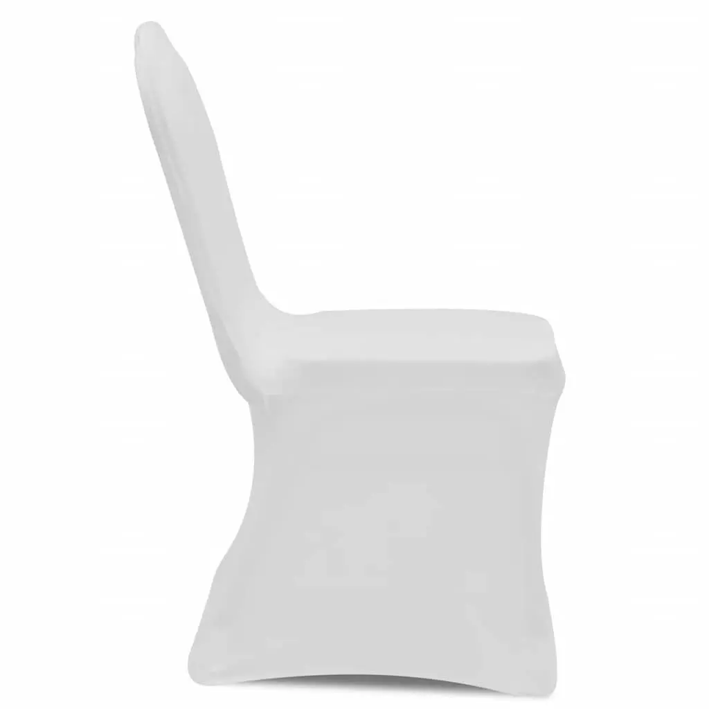 Chair Cover Stretch White for Events Weddings Banquets 50 Piece