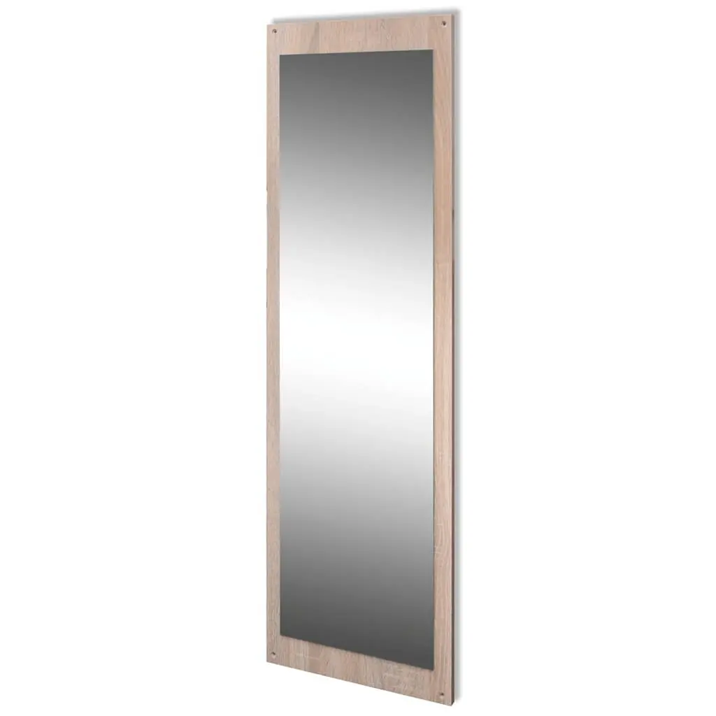 Wooden Shoe Cabinet Hallway Storage 3-in-1 Set with Mirror and Coat Rack