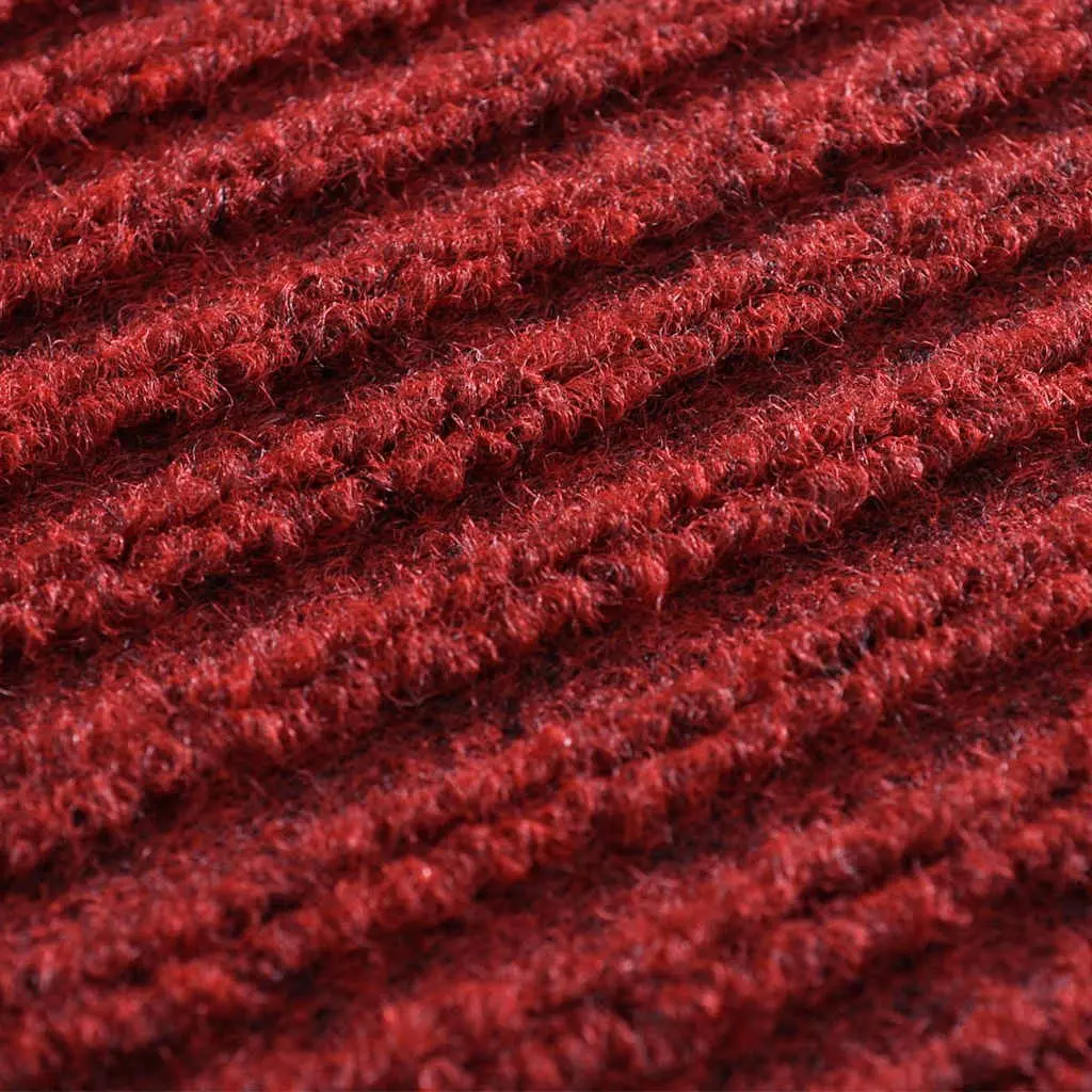 Door Mat Indoor Outdoor Red 90 x 60 cm Non-Slip PVC