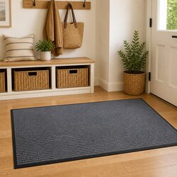 Specifications: Grey Door Mat 90 x 60 cm with PVC Backing