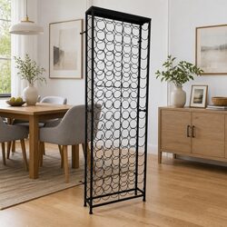 108 Bottle Capacity Metal Wine Rack - Specifications Overview