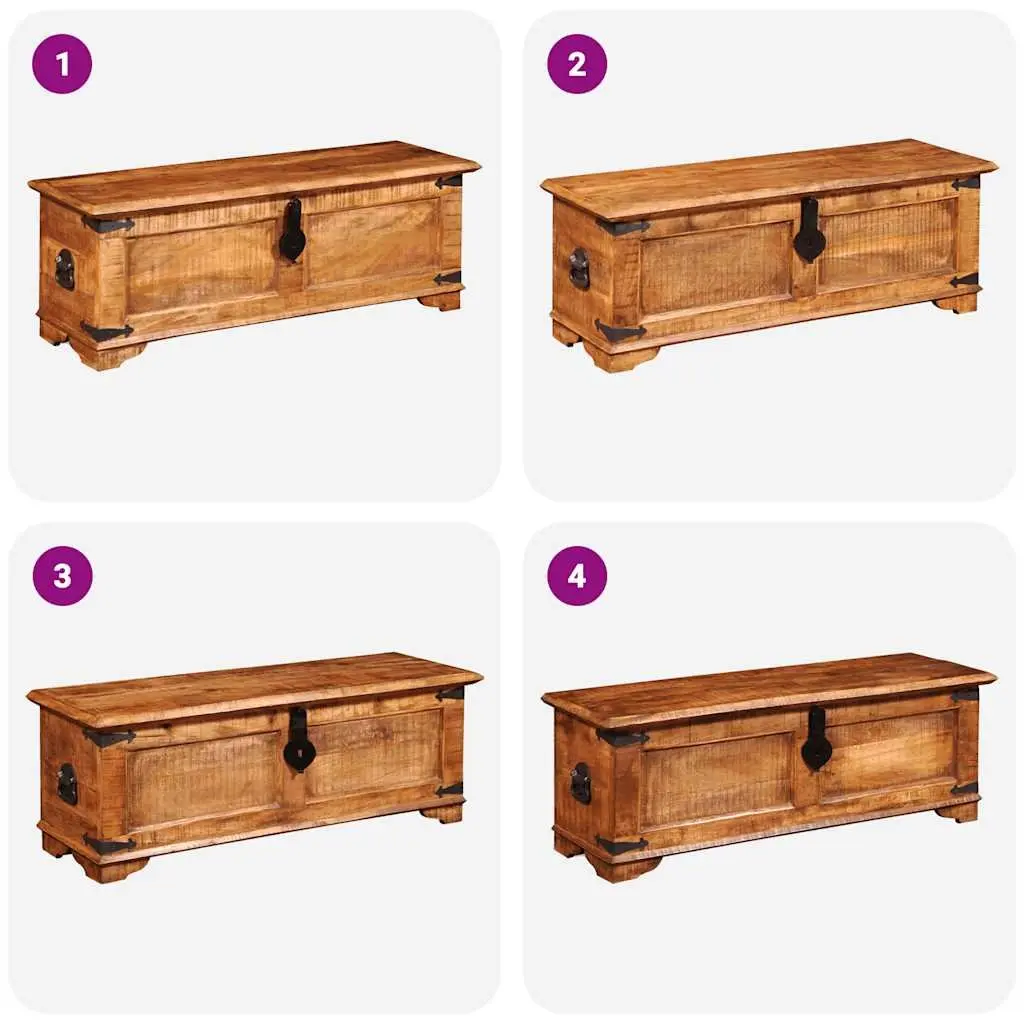 Handmade Brown Storage Chest