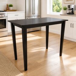 Wooden Bar Table Brown Kitchen Dining Room Console High Top Furniture