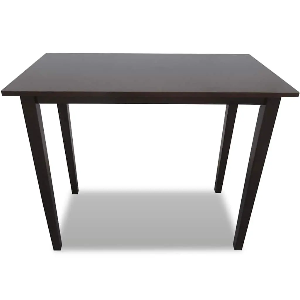 Wooden Bar Table Kitchen Dining Room Console Brown
