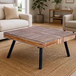 Specifications of Square Accent Coffee Table in Teak