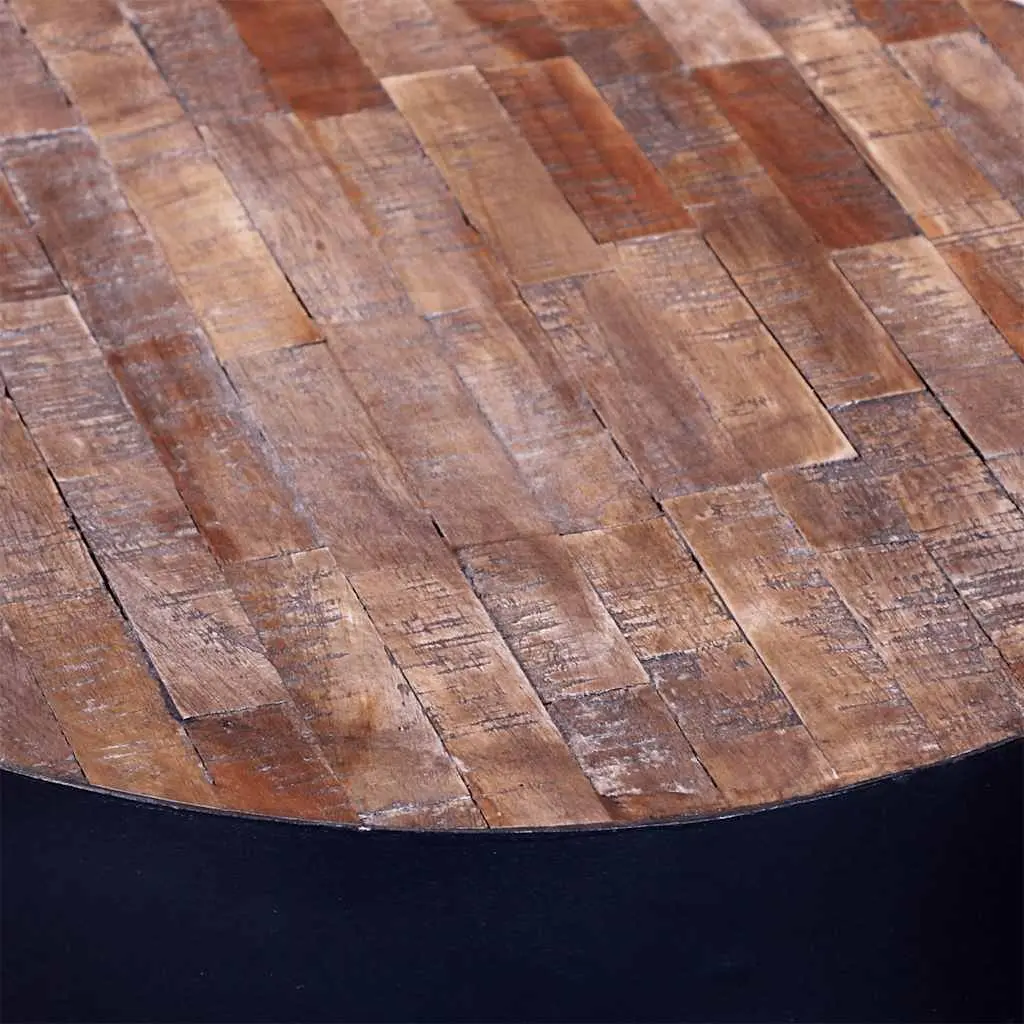 Round End Table Side Coffee Table Wooden Accent Furniture Living Room Decor