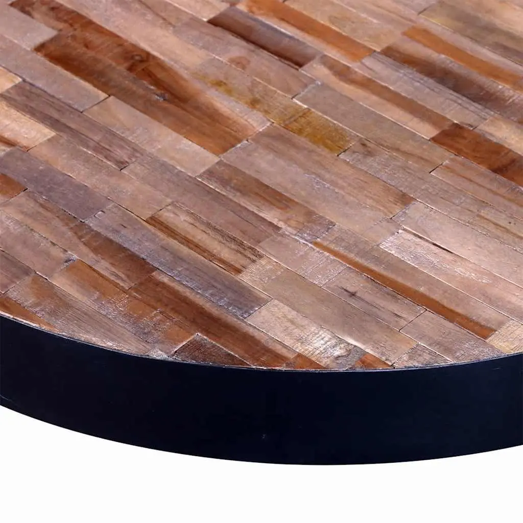 Round Reclaimed Wood Coffee Table