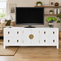 Wooden Sideboard Specifications: 8 Drawers, 2 Doors
