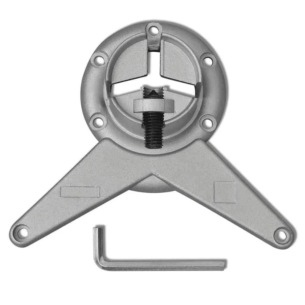 Table Legs Adjustable Set 4 pcs Silver Chrome Replacement Furniture Hardware