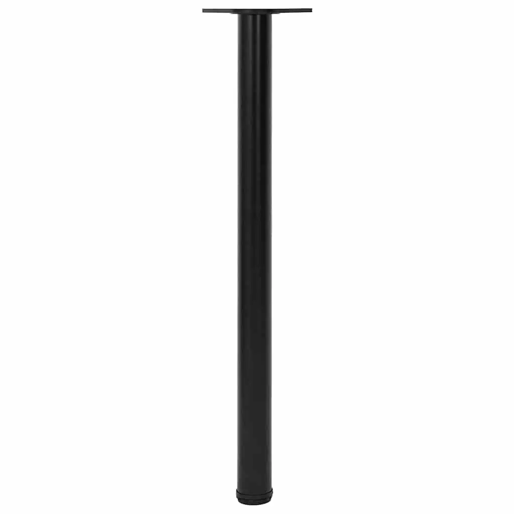 Adjustable Table Legs Set 4 pcs Black 870mm Replacement Furniture Support
