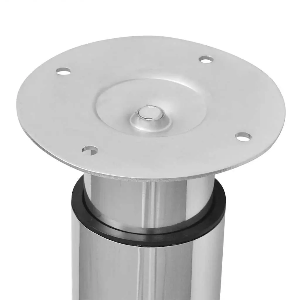 Telescopic Table Legs Adjustable for Tables and Desks 710mm to 1100mm Chrome Set of 2