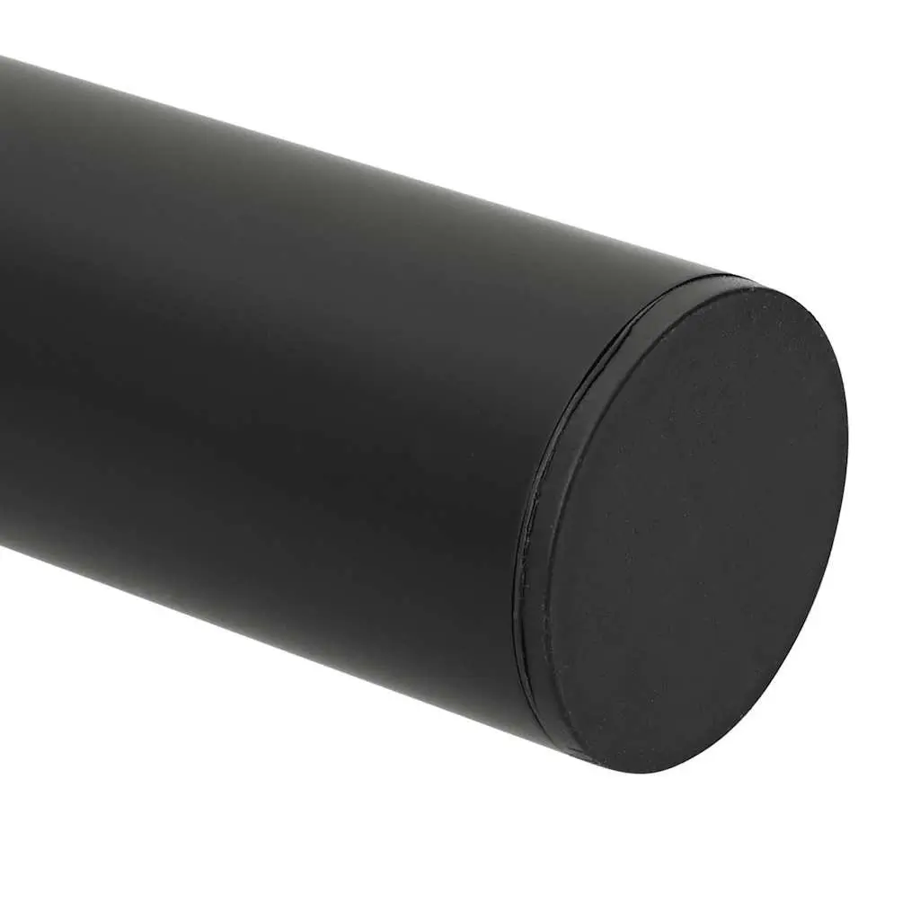 Adjustable Black Telescopic Table Legs Replacement Pair Height Range 710mm to 1100mm