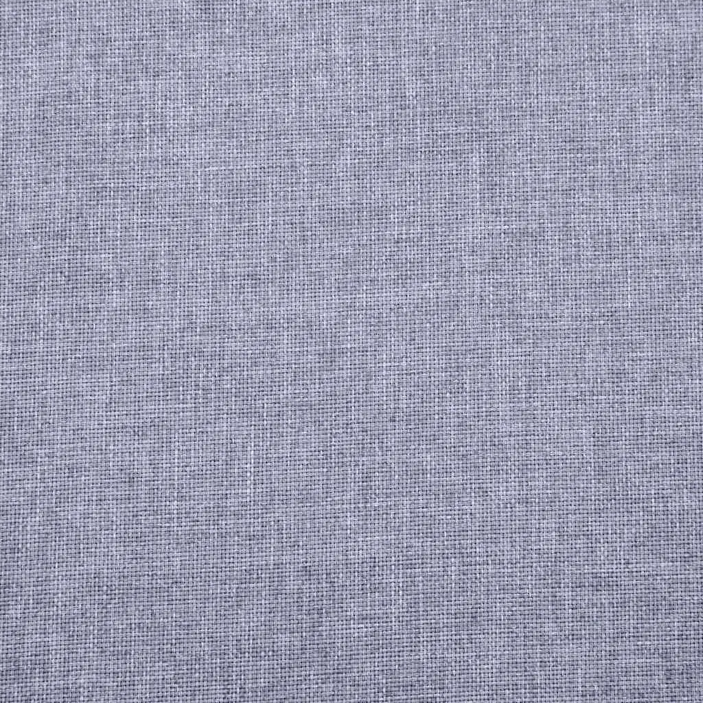 2-Seater Sofa Grey Fabric Couch Living Room
