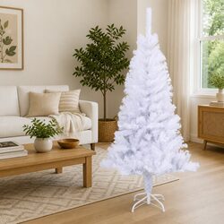 White Artificial Christmas Tree 150cm Specifications