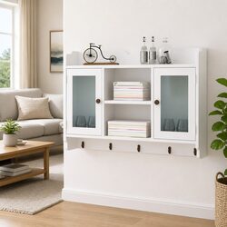 Dimensions and Details of Our White Wall Display Cabinet