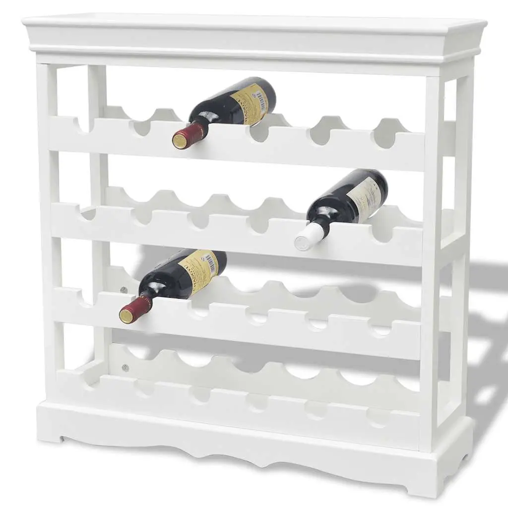 24-Bottle White Wine Cabinet with Top Tray