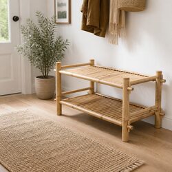 Specifications for 2-Tier Bamboo Shoe Rack