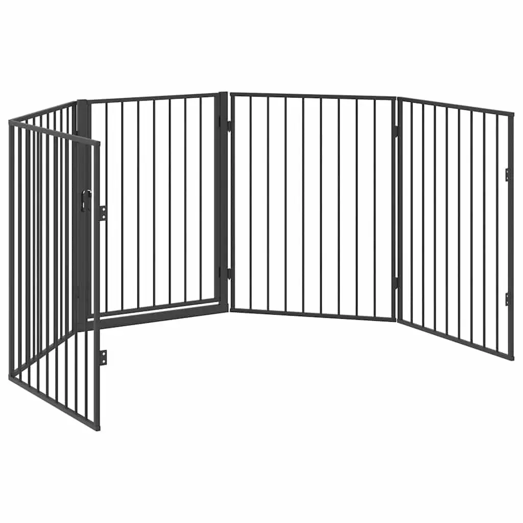 Pet Fireplace Fence Steel Black Swing Gate Safety Barrier Grill Stove Protection