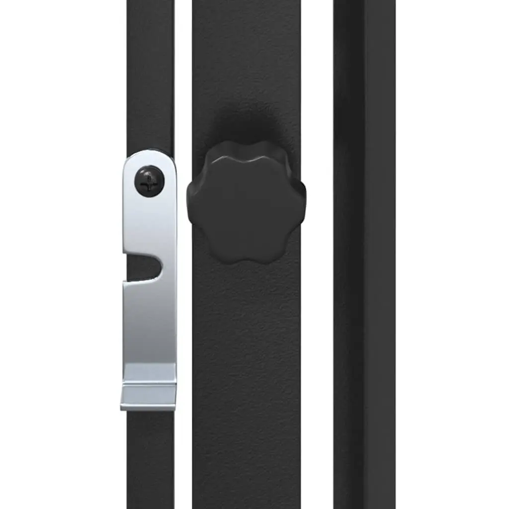 Pet Fireplace Fence Steel Black Swing Gate Safety Barrier Grill Stove Protection