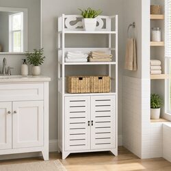 Wooden Bathroom Cabinet Specifications: 46x24x117.5 cm