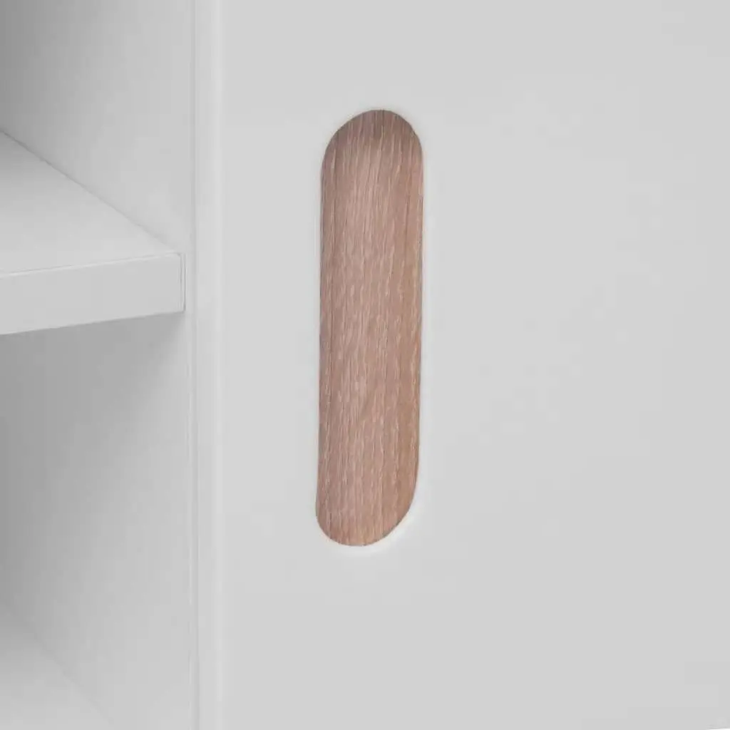 TV Stand High Gloss White MDF Storage Cabinet Entertainment Unit Media Console