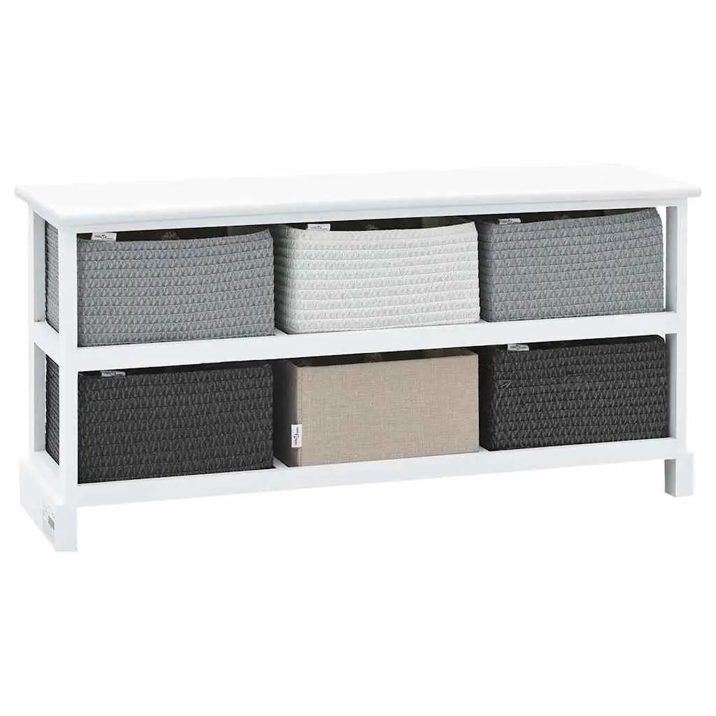 Storage Bench for Hallway Living Room Bedroom Entryway with 6 Drawers