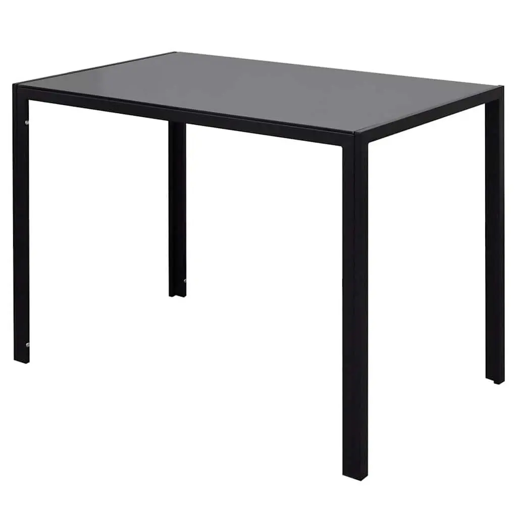 7 Piece Black Dining Table Set