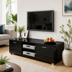 Specifications of High-Gloss Black TV Cabinet