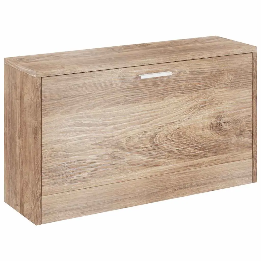 Shoe Storage Bench for Entryway Brown 80 x 24 x 45 cm