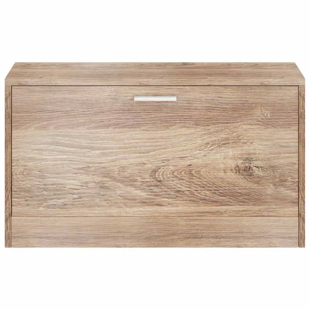 Shoe Storage Bench for Entryway Brown 80 x 24 x 45 cm