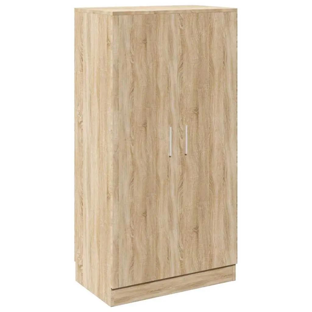 Shoe Cabinet 7 Shelves Brown Wooden Hall Storage Organiser Closet Furniture Rack
