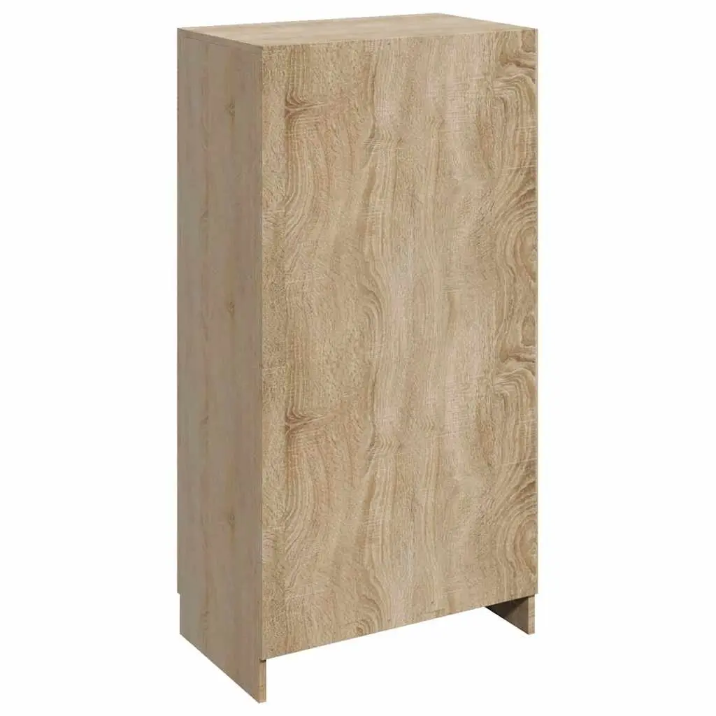 Shoe Cabinet 7 Shelves Brown Wooden Hall Storage Organiser Closet Furniture Rack