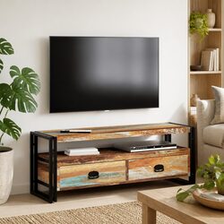 Vintage-Style TV Cabinet Specifications and Features