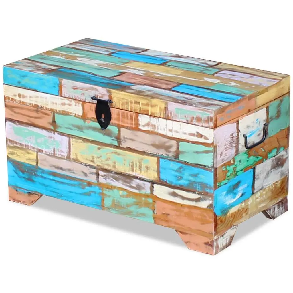 Reclaimed Wood Vintage Storage Chest