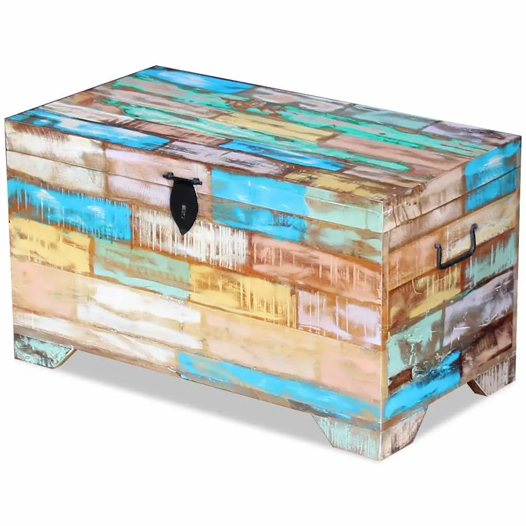 Reclaimed Wood Vintage Storage Chest